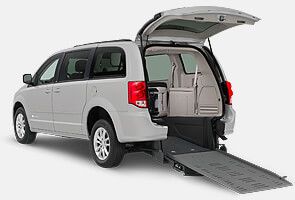 Dodge van with Manual Rear-Entry BraunAbility conversion