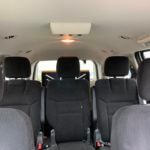 Interior backseat view of 2015 Dodge Grand Caravan SXT