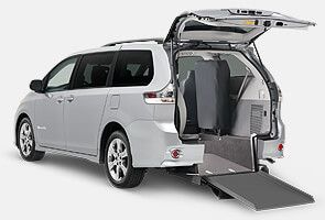 Toyota van with Power Rear-Entry BraunAbility conversion